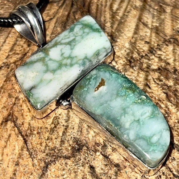 Two- Layer Mariposite Pendant 2 1/4” - Picture 4 of 11